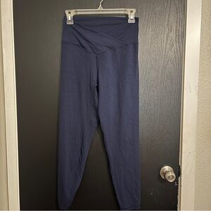 Arie Navy High-Waisted Leggings